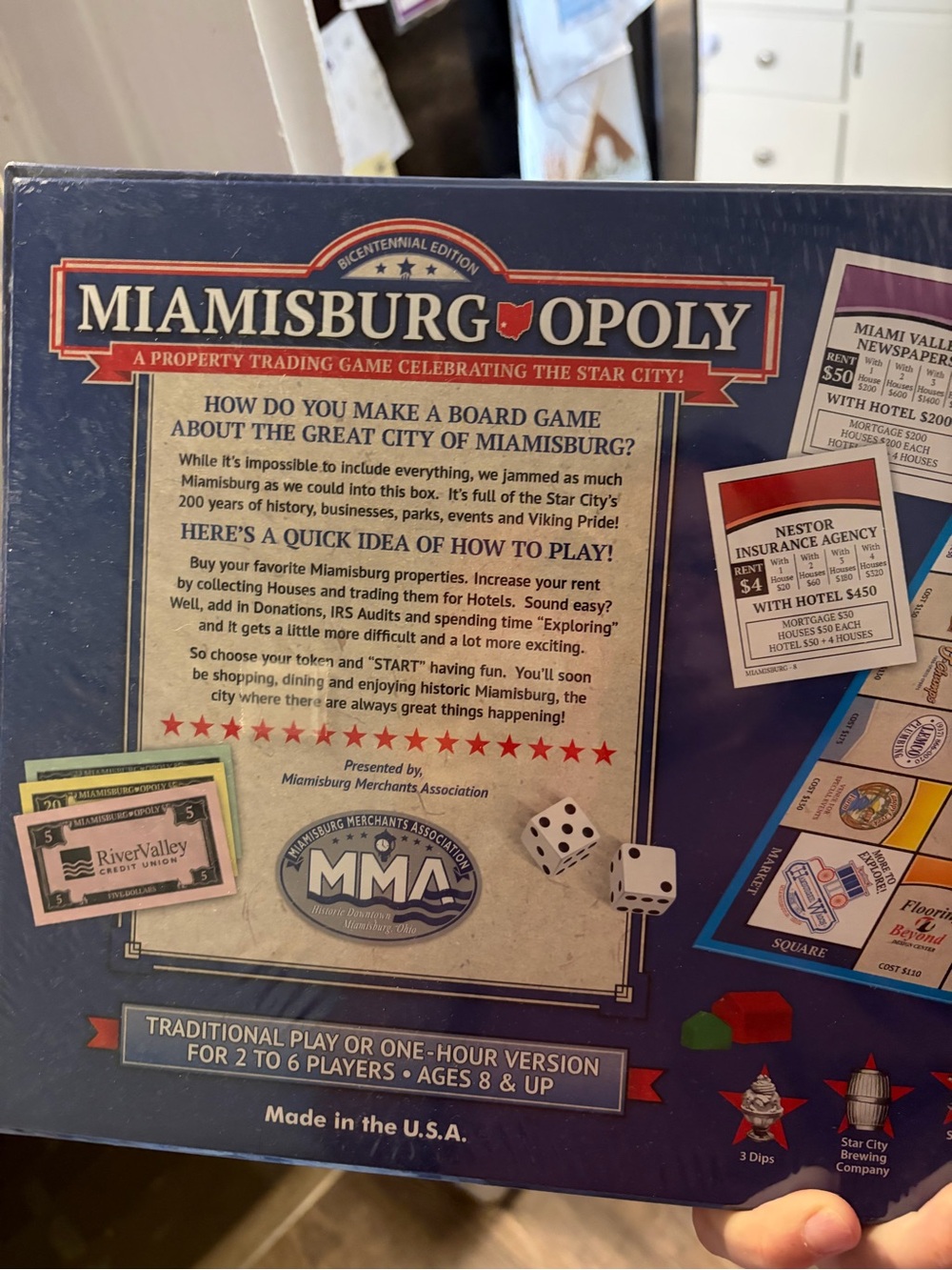 Centennial Edition Board Game - Red/Blue Box - Picture 2 of 3